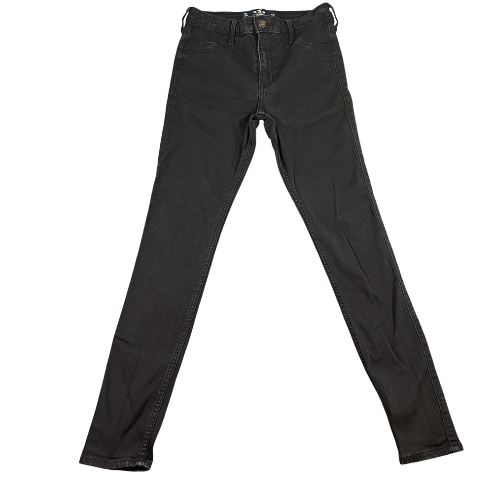 Hollister High Rise Jean Legging Womens 5L‎ Black Skinny Stretch Jeans